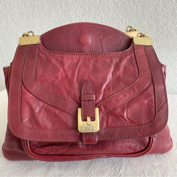 Dolce & Gabbana Burgundy 3 compartments bag - Picture 5 of 15